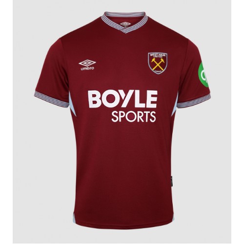 Stroje piłkarskie West Ham United Koszulka Podstawowej 2025-26 Krótki Rękaw